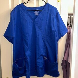 Never Worn Only Tried On Cherokee Scrub Top in Galaxy Blue